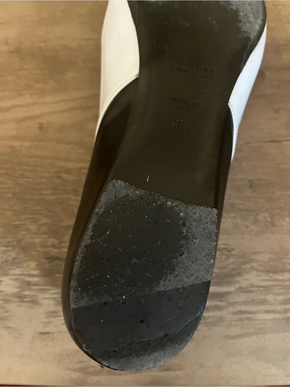 Authentic Ralph Lauren Vintage Purple Label Leather Ballet Flats